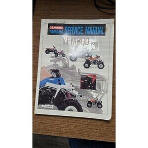 Yamaha Genuine YFM80D Service Manual LIT-11616-08-19 4EM-28197-20
